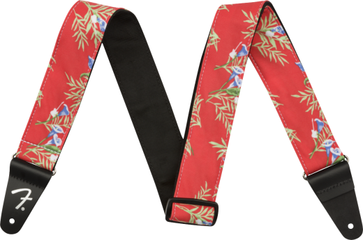 Fender - 2 Hawaiian Strap - Red Floral
