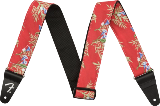 2\'\' Hawaiian Strap - Red Floral