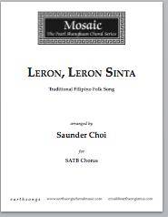 Leron Leron Sinta - Filipino Folk Song/Choi - SATB