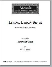 Earthsongs - Leron Leron Sinta - Filipino Folk Song/Choi - SATB