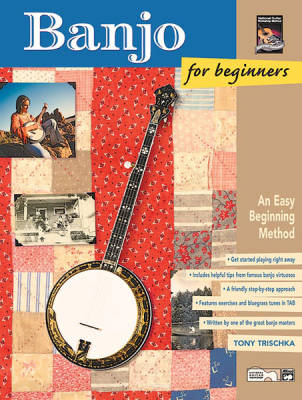 Banjo for Beginners: An Easy Beginning Method - Trischka - Banjo - Book/DVD