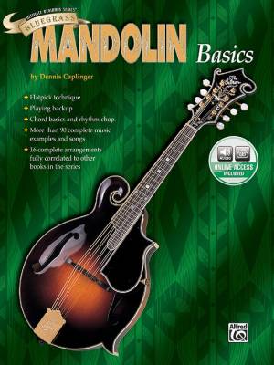 Alfred Publishing - Ultimate Beginner Series: Bluegrass Mandolin Basics - Caplinger - Mandolin - Book/Audio Online