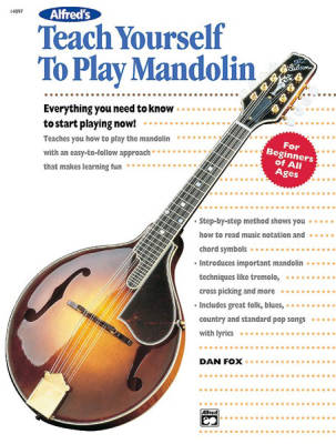 Alfred Publishing - Alfreds Teach Yourself to Play Mandolin - Fox - Mandolin - Book