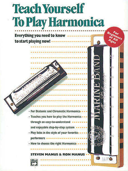 Alfred\'s Teach Yourself to Play Harmonica - Manus/Manus - Harmonica - Book/Hohner Harmonica