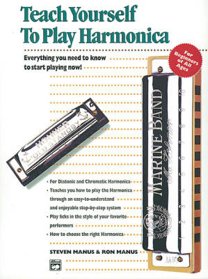 Alfred Publishing - Alfreds Teach Yourself to Play Harmonica - Manus/Manus - Harmonica - Book/Hohner Harmonica