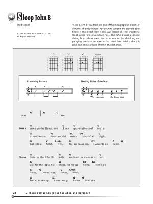 4-Chord Songs for the Absolute Beginner - Mazer - Guitar - Book/Audio Online