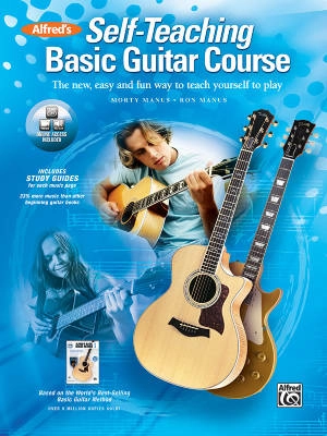 Alfred Publishing - Alfreds Self-Teaching Basic Guitar Course - Manus/Manus - Guitar - Book/Media Online