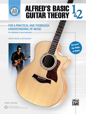 Alfred\'s Basic Guitar Theory 1 & 2 - Manus/Manus - Guitar - Book