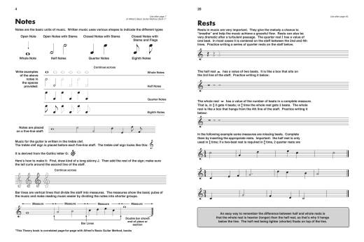 Alfred\'s Basic Guitar Theory 1 & 2 - Manus/Manus - Guitar - Book