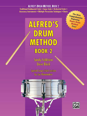 Alfred's Drum Method, Book 2 - Black/Feldstein - Snare Drum - Book