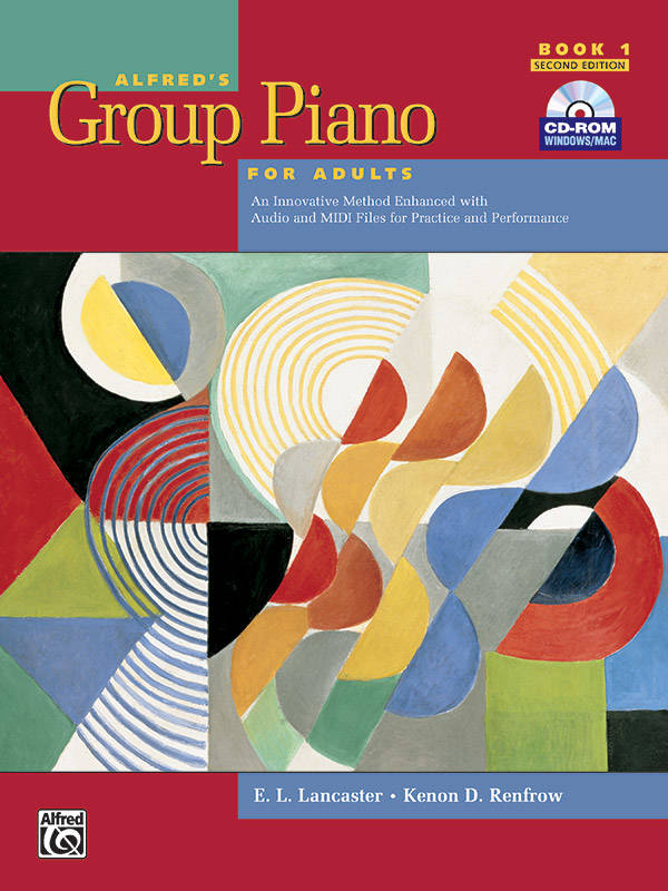 Alfred\'s Group Piano for Adults: Student Book 1 (2nd Edition) - Lancaster/Renfrow - Piano - Book/CD-ROM