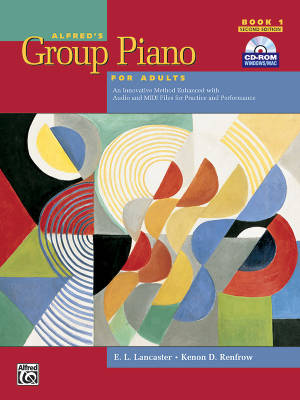 Alfred Publishing - Alfreds Group Piano for Adults: Student Book 1 (2nd Edition) - Lancaster/Renfrow - Piano - Book/CD-ROM