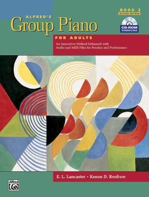 Alfred\'s Group Piano for Adults: Student Book 2 (2nd Edition) - Lancaster/Renfrow - Piano - Book/CD-ROM