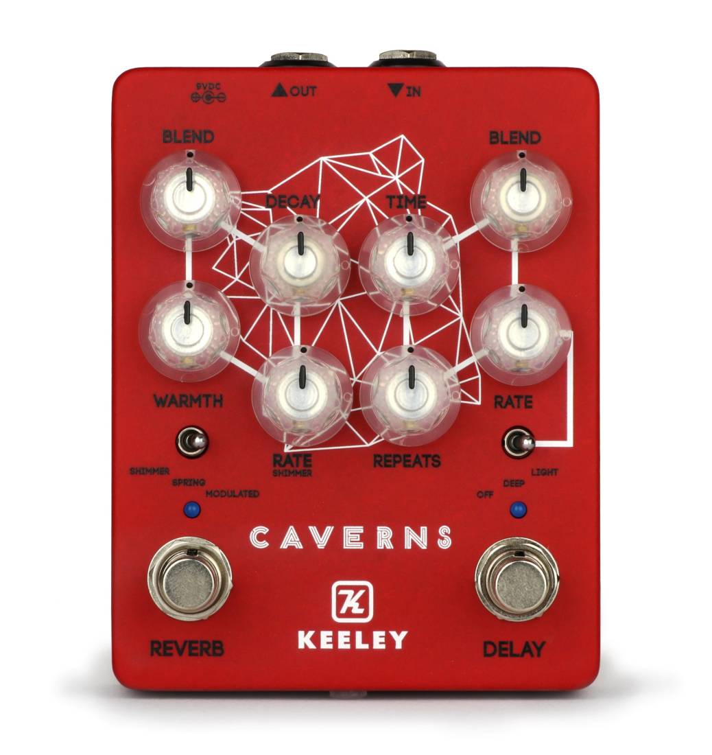 Caverns Delay Reverb V2 - Custom Red