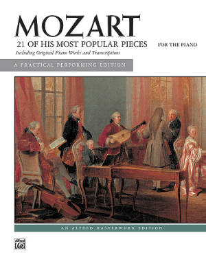 Mozart: 21 of His Most Popular Pieces - Mozart/Palmer - Piano - Book
