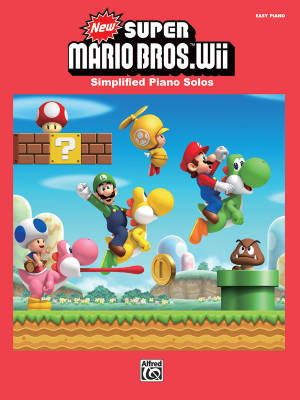 New Super Mario Bros. Wii - Easy Piano - Book