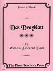 Das Dreyblatt - W.F.E. Bach - Piano (1 Piano, 6 Hands)