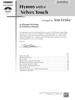 Hymns with a Velvet Touch - Fettke - Piano - Book