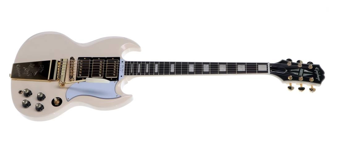 SG Custom with Gold Hardware and Maestro Vibrato - Classic White