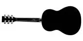 Acoustic Guitar - 3/4 Size - Black