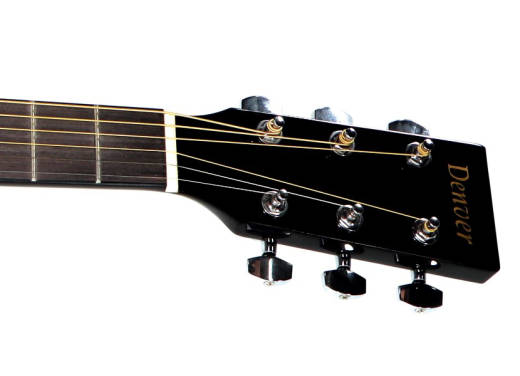 Acoustic Guitar - 3/4 Size - Black