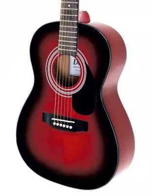 Acoustic Guitar - 3/4 Size - Red