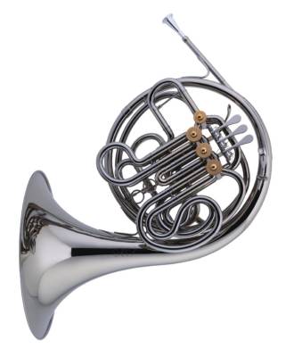 Professional F/Bb Double French Horn with Kruspe Wrap - Nickel/Silver Finish