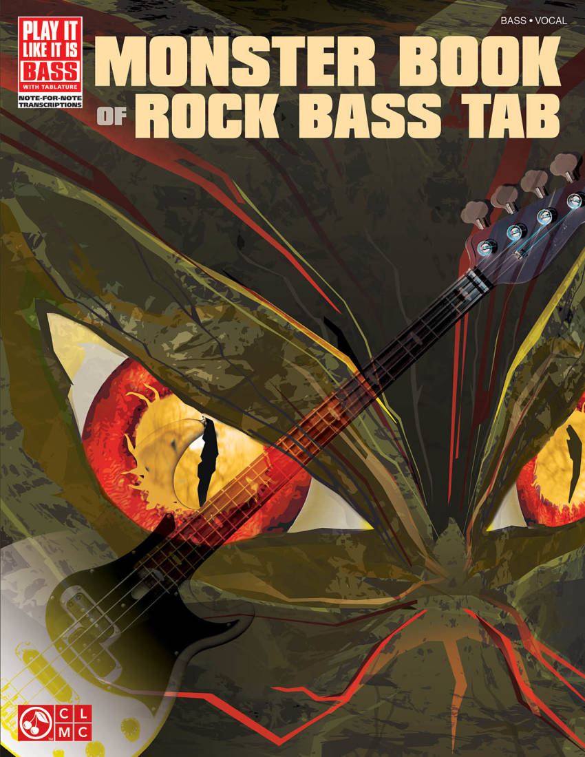 Monster Book of Rock Bass Tab - Bass Guitar TAB - Book