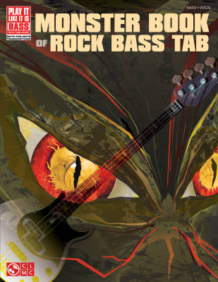 Monster Book of Rock Bass Tab - Bass Guitar TAB - Book