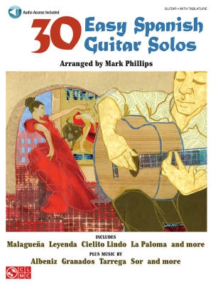 Cherry Lane - 30 Easy Spanish Guitar Solos - Phillips - Guitar TAB - Book/Audio Online