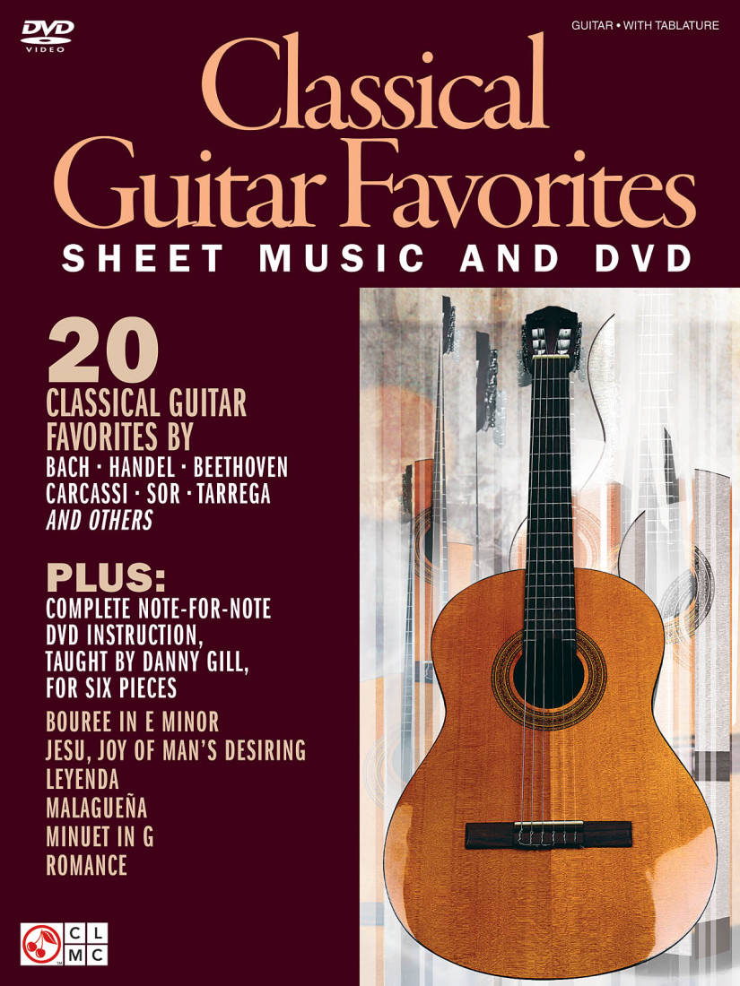 Classical Guitar Favorites - Gill - Classical Guitar TAB - Book/DVD