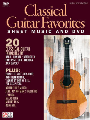 Cherry Lane - Classical Guitar Favorites - Gill - Classical Guitar TAB - Book/DVD
