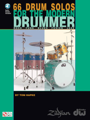 66 Drum Solos for the Modern Drummer - Hapke - Drum Set - Book/Audio Online