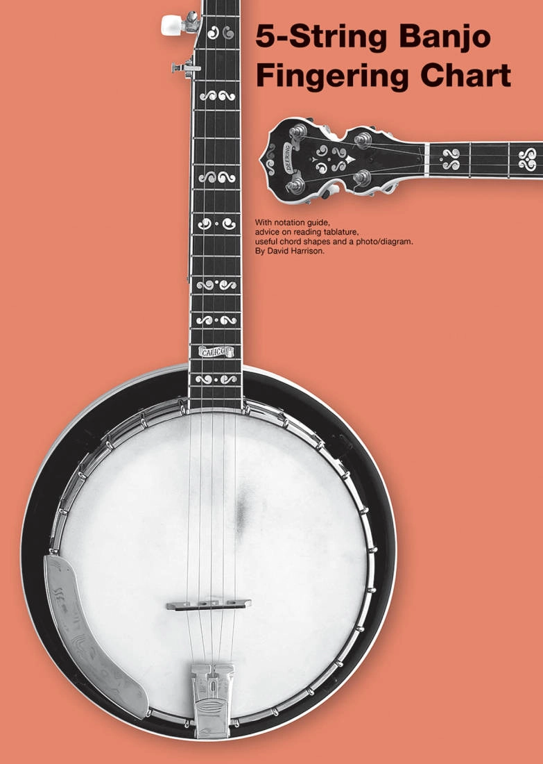 5-String Banjo Fingering Chart - Harrison - Banjo - Chart