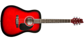 Acoustic Guitar - Full Size - Red