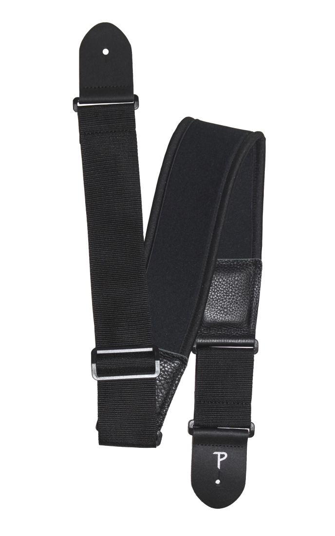 Neoprene Padded Guitar Strap - Black