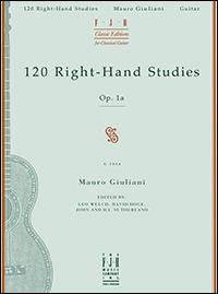 120 Right-Hand Studies - Giuliani - Classical Guitar - Book