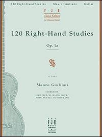 120 Right-Hand Studies - Giuliani - Classical Guitar - Book