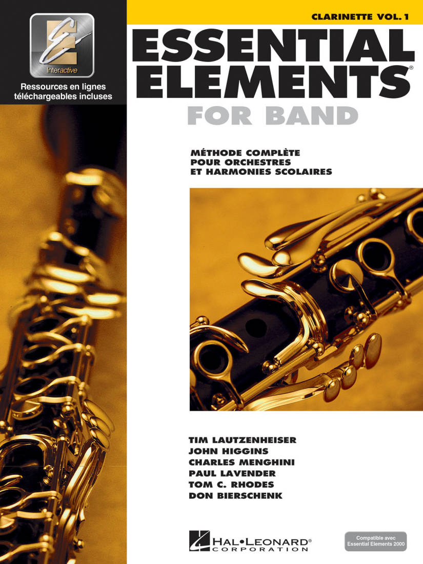 Essential Elements for Band Vol. 1 (French Edition) - Clarinette - Book/Media Online  (EEi)