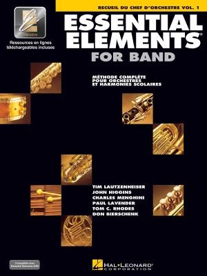 Hal Leonard - Essential Elements for Band Vol. 1 (French Edition) - Recueil du Chef DOrchestre - Book/Media Online (EEi)