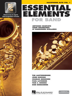 Hal Leonard - Essential Elements for Band Vol. 1 (French Edition) - Saxophone Alto - Book/Media Online (EEi)