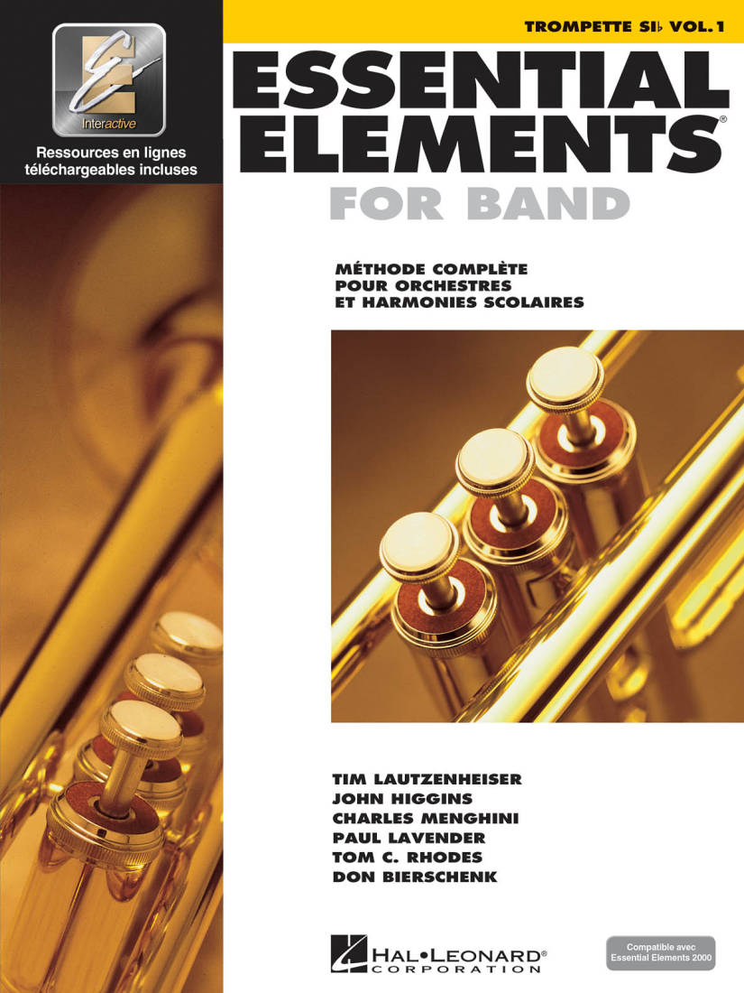Essential Elements for Band Vol. 1 (French Edition) - Trompette Sib - Book/Media Online (EEi)
