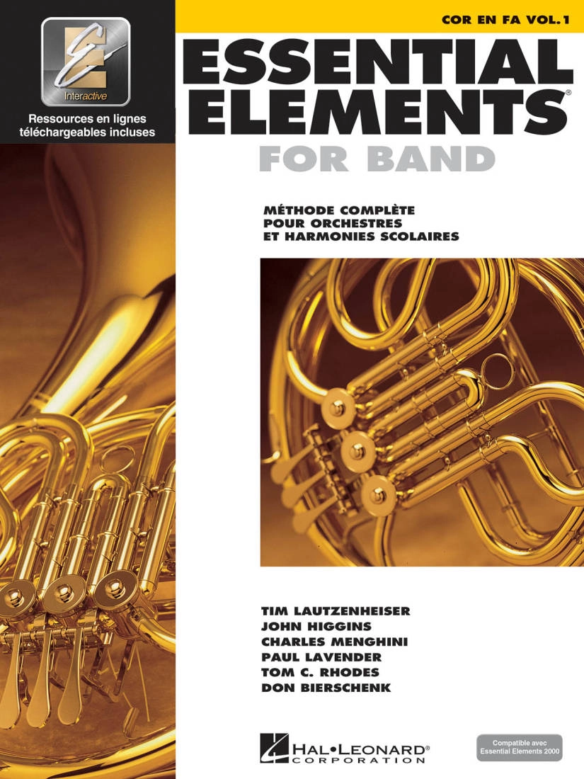 Essential Elements for Band Vol. 1 (French Edition) - Cor en Fa - Book/Media Online (EEi)