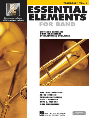 Hal Leonard - Essential Elements for Band Vol. 1 (French Edition) - Trombone (Bass Clef) - Book/Media Online (EEi)