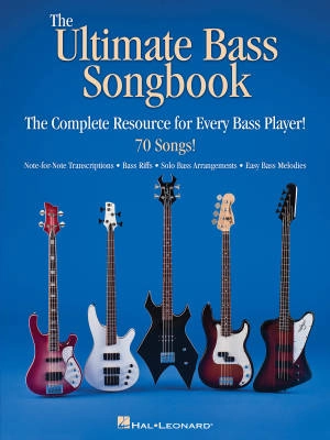 Hal Leonard - The Ultimate Bass Songbook - Tablatures de basse - Livre

