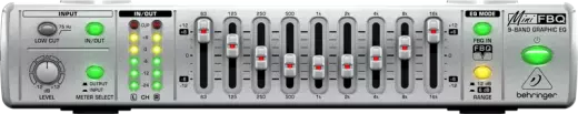 Ultra Compact 9-Band Graphic Equalizer w/FBQ