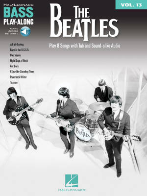 The Beatles: Bass Play-Along Volume 13 - Bass Guitar TAB - Book/Audio Online