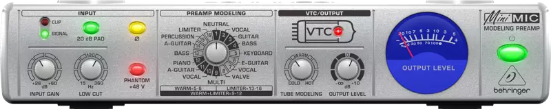 Ultra Compact Microphone Modeling Preamp