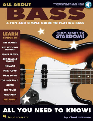 All About Bass - Johnson - Bass Guitar - Book/Audio Online