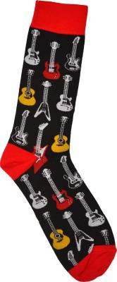 Metallic Guitar Socks - Mens